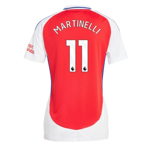 Fotbalové Dres Arsenal Gabriel Martinelli #11 Dámské Domácí 2024-25 Krátký Rukáv